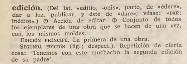 ha sido libro edicion maria moliner