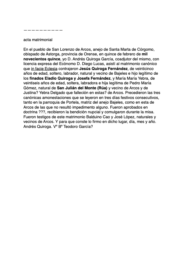 transcripcion matrimonio